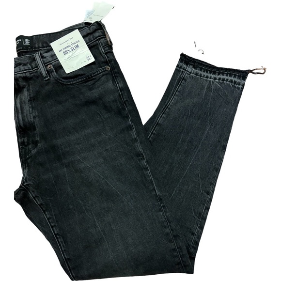 Abercrombie & Fitch Vintage Stretch 90’s Slim Jeans 34 x 40 NWTS